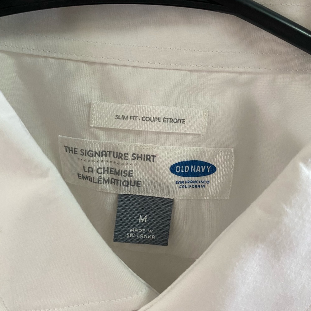 Old Navy - White dress shirt - Medium